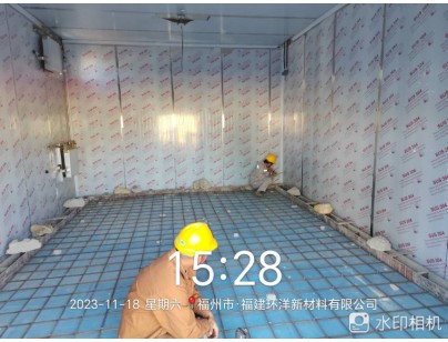 福建环洋新材料105m³化工防爆冷库建造工程案例