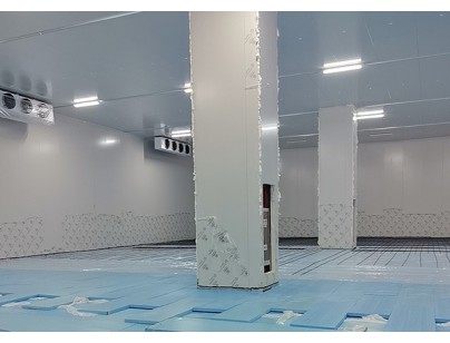 安徽翔威供应链14500m³保税区冷链物流冷库工程建造案例