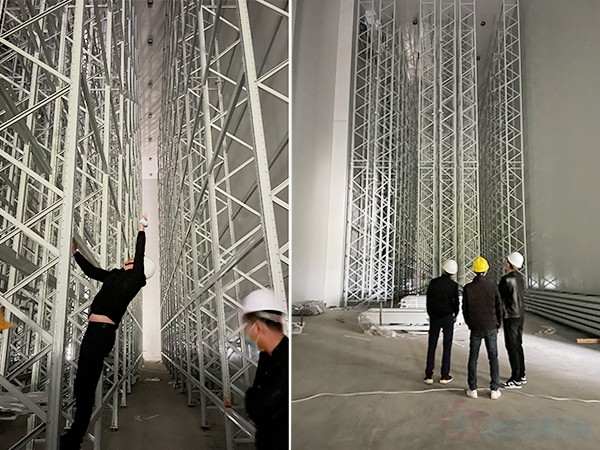 自动化立体冷库高层货架与堆垛机