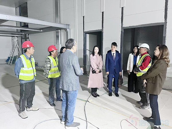 现场讲解该牛羊肉冷库项目设计方案及施工要点