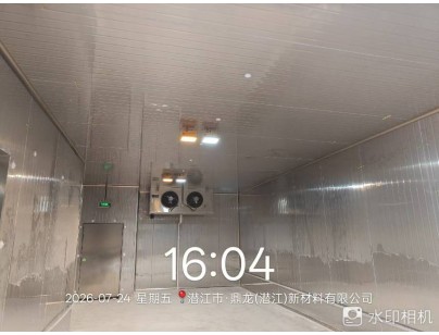 湖北潜江1000立方米防爆冷库工程案例：鼎龙新材料二期项目配置介绍