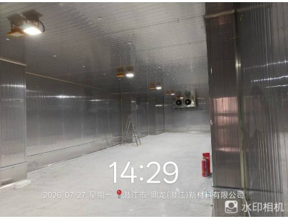 湖北潜江1000立方米防爆冷库工程案例：鼎龙新材料二期项目配置介绍